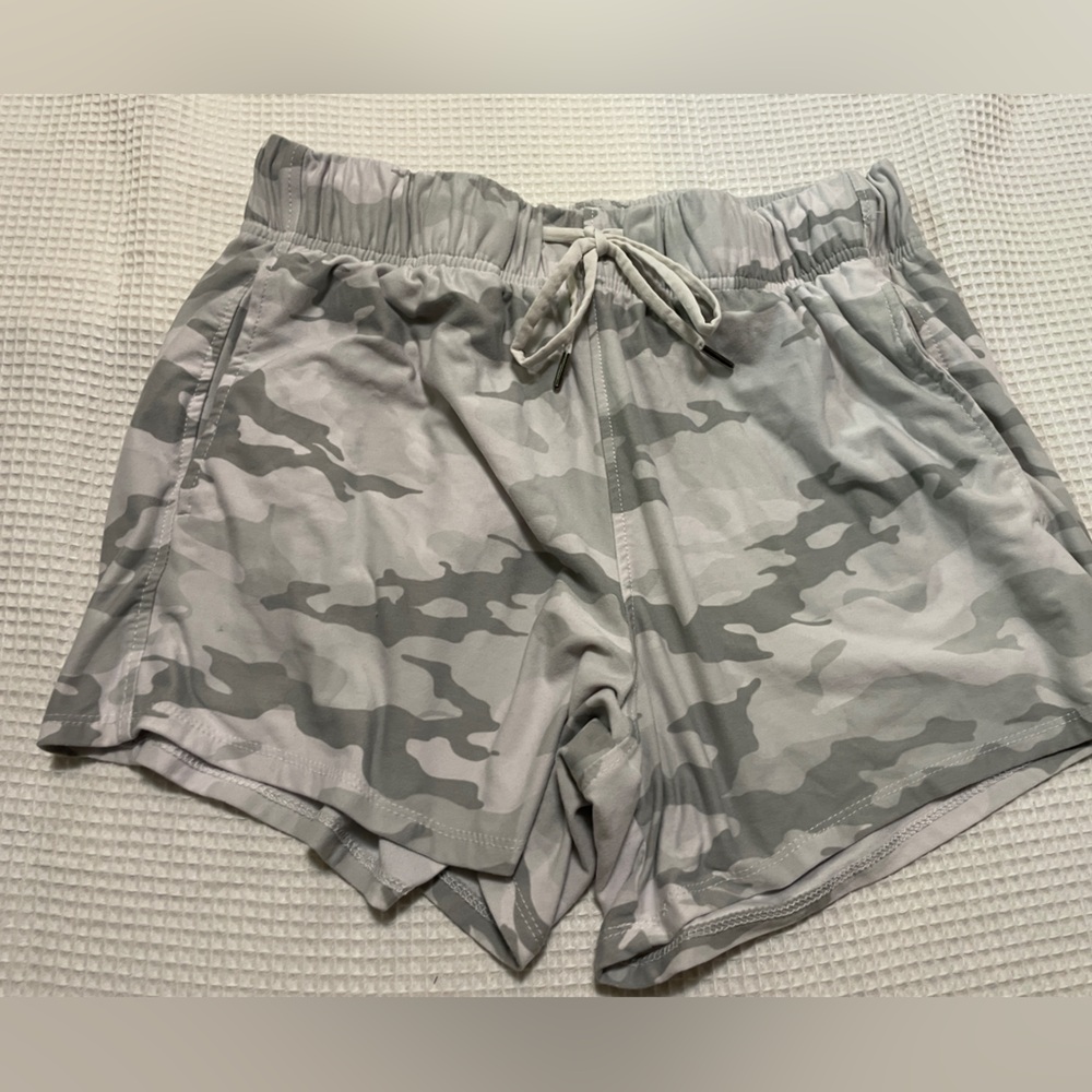 Athletic Works Gray Camouflage Shorts